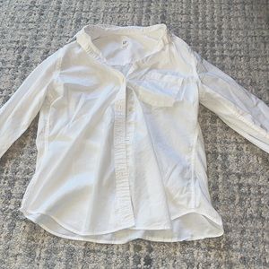 Gap White button down